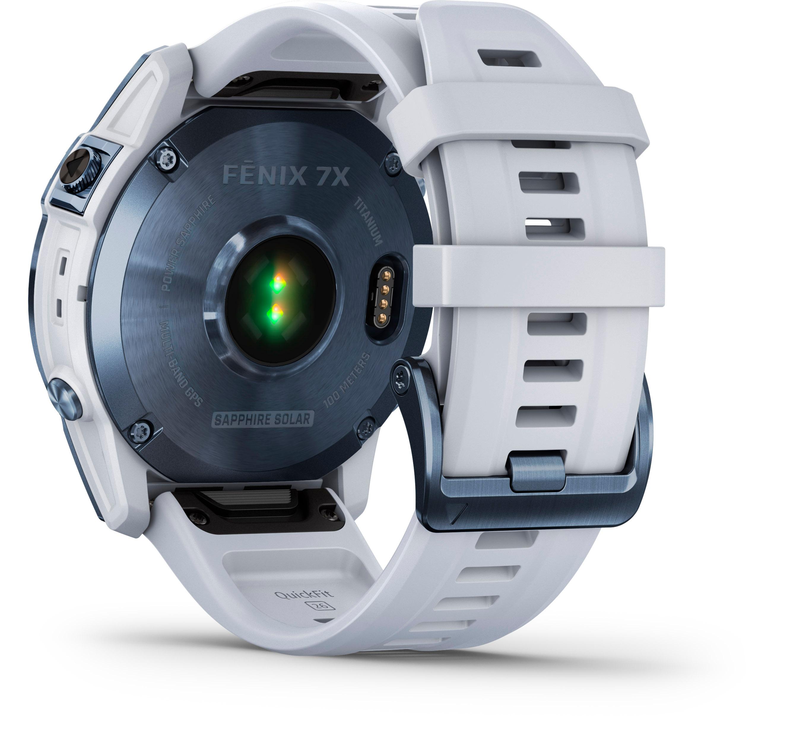Garmin Garmin fenix 7X Sapphire Solar Titan Sportuhr - 0 | SportScheck