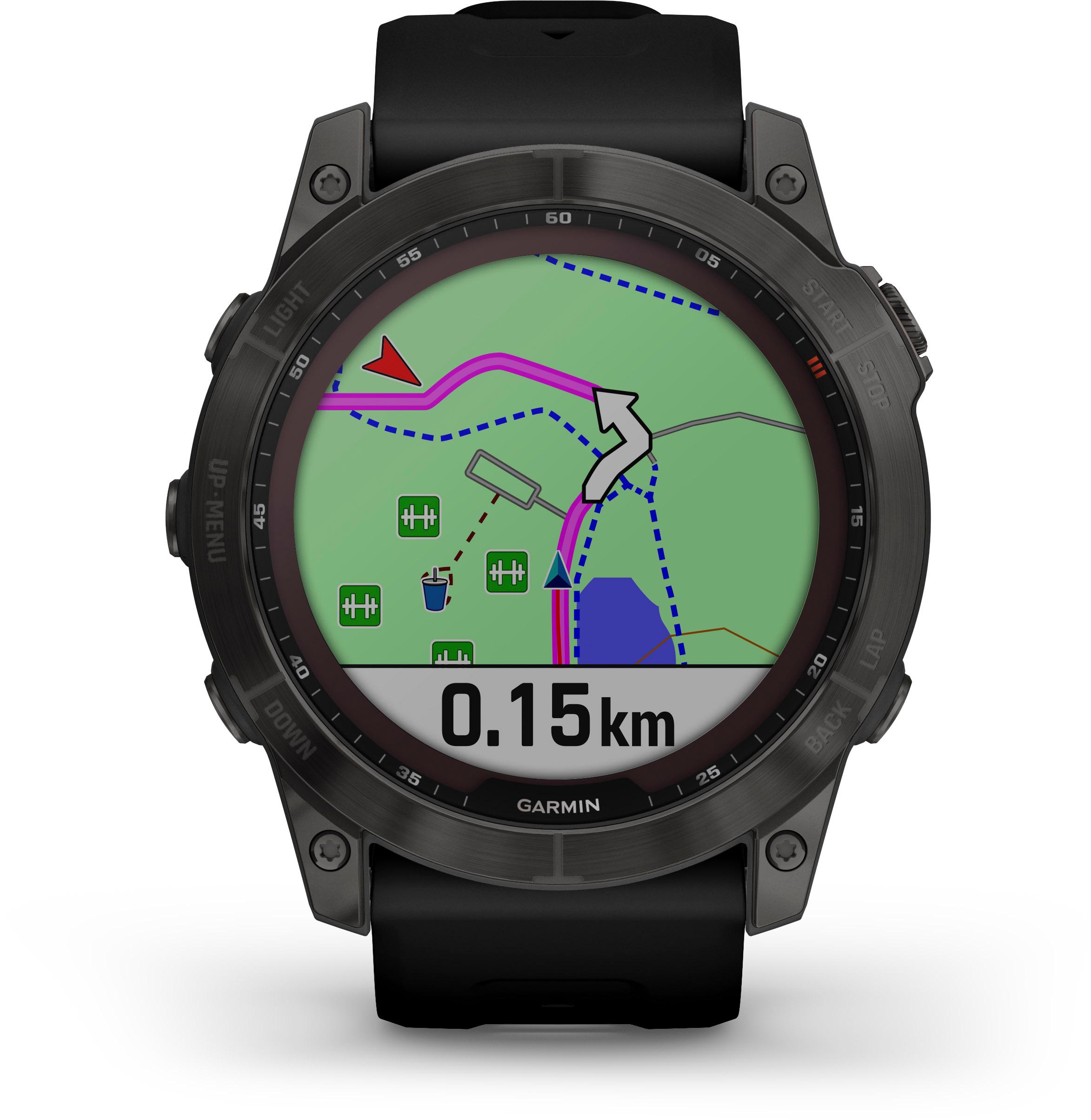 Garmin Garmin fenix 7X Sapphire Solar Titan Sportuhr - 1 | SportScheck