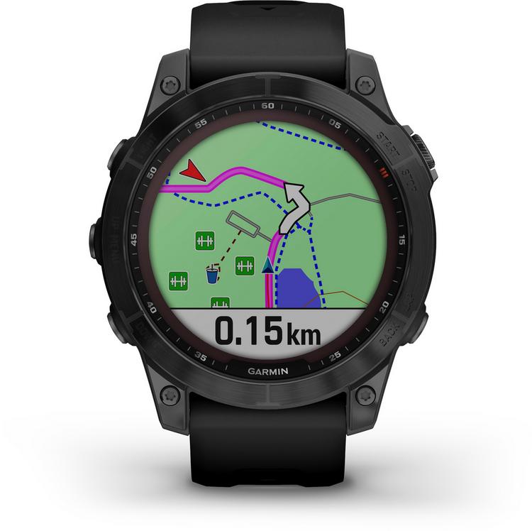 Garmin Garmin fenix 7 Sapphire Solar Titan Sportuhr - schwarz - 1 | SportScheck