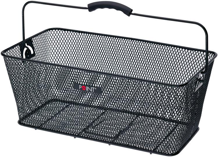 POINT POINT SCHULTASCHENKORB ENG 45X26X17 Fahrradkorb - schwarz - 0 | SportScheck