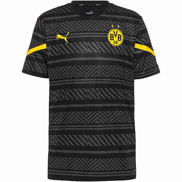 PUMA Borussia Dortmund Prematch Funktionsshirt Herren puma black-cyber yellow