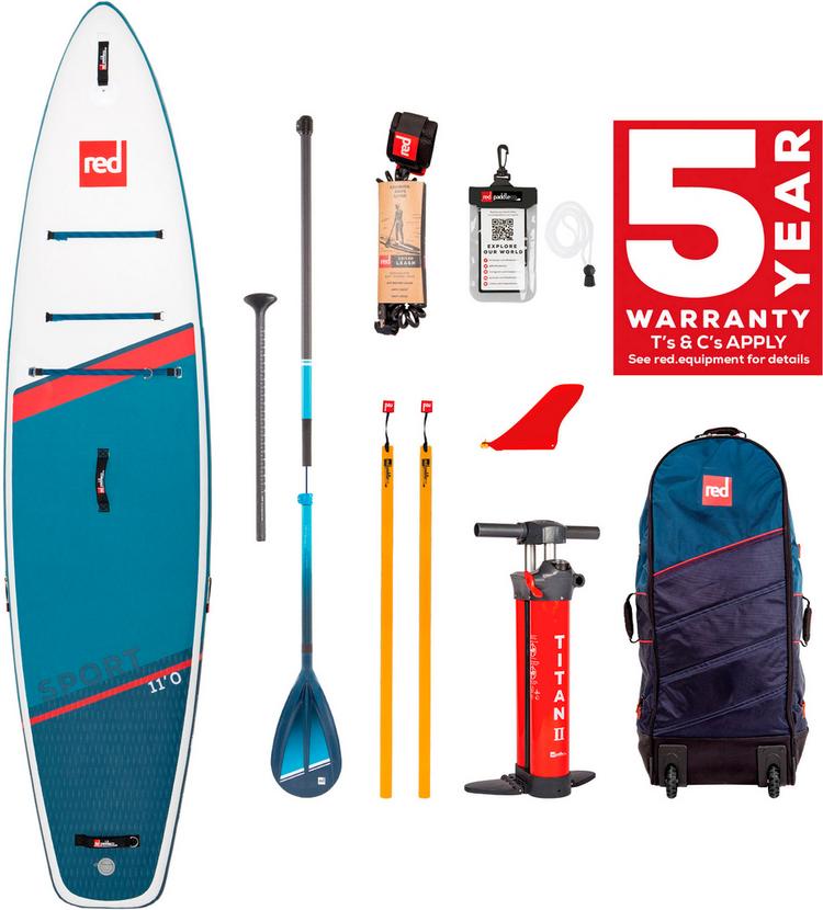 Red Paddle Red Paddle SETSPORT11'0"X 30" X4,7" MSL+PADDLE SUP Sets - blau-wei&szlig; - 0 | SportScheck