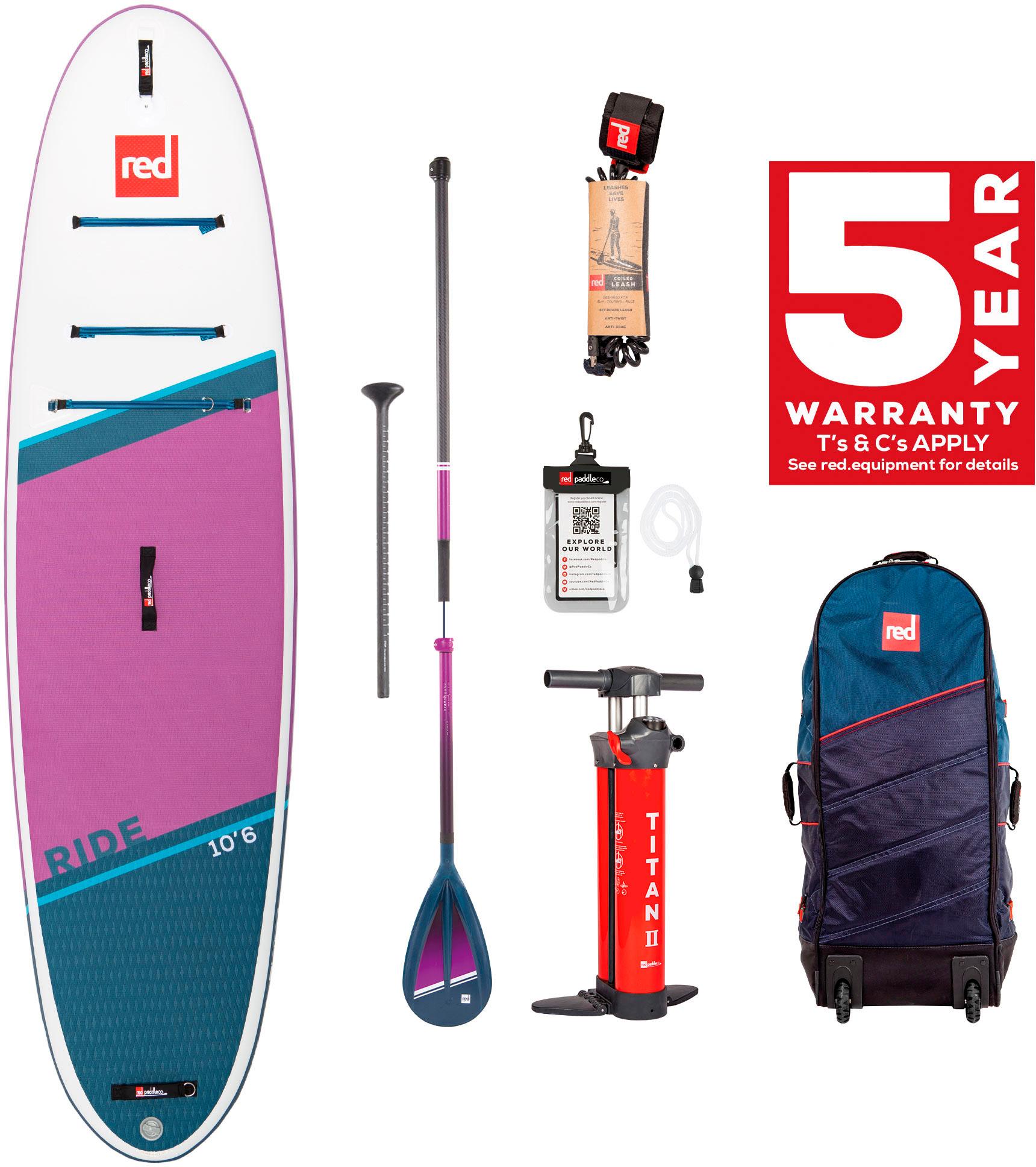 Image of Red Paddle SET RIDE 10'6" x 32" x 4,7" MSL+ Paddle SUP Sets