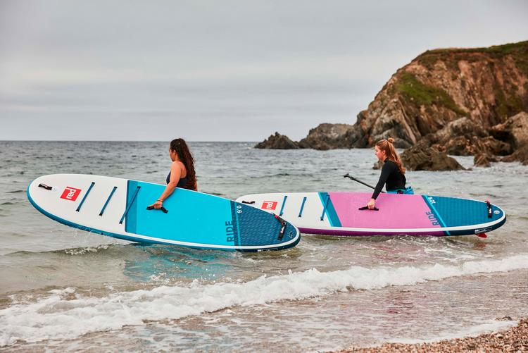 Red Paddle Red Paddle SET RIDE 10'6" x 32" x 4,7" MSL+ Paddle SUP Sets - lila-wei&szlig; - 2 | SportScheck