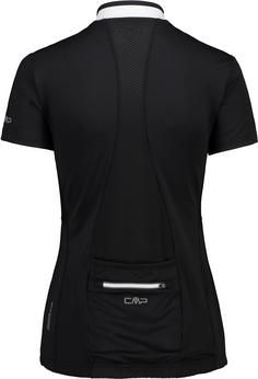 Rückansicht von CMP Fahrradtrikot Damen nero