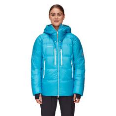 Rückansicht von Mammut Eigerjoch Pro Hooded Daunenjacke Damen sky