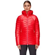 Rückansicht von Mammut Eigerjoch Advanced Hooded Daunenjacke Damen azalea