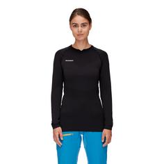 Rückansicht von Mammut Trift Langarmshirt Damen black
