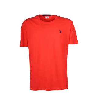 U.S. Polo Assn. T-Shirt Basic T-Shirt Herren red