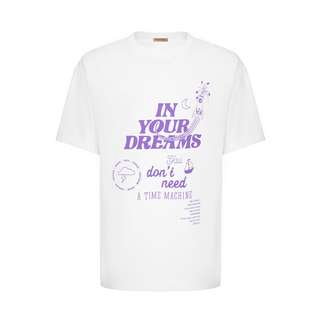 Grimelange Dream T-Shirt Damen white/purple