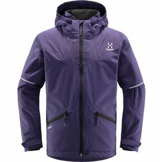 Haglöfs Niva Insulated Jacket Hardshelljacke Kinder Purple Rain