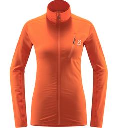 Haglöfs L.I.M Mid Jacket Fleecejacke Damen Flame Orange