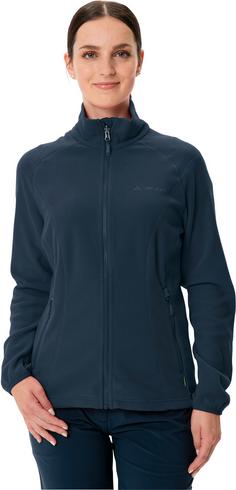 Rückansicht von VAUDE Rosemoor II Fleecejacke Damen dark sea