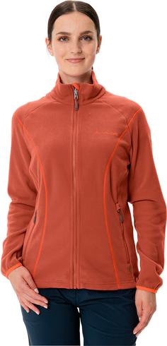 Rückansicht von VAUDE Rosemoor II Fleecejacke Damen hotchili