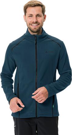 Rückansicht von VAUDE Rosemoor II Fleecejacke Herren dark sea