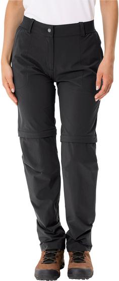 Rückansicht von VAUDE Farley Stretch ZO II Zipphose Damen black