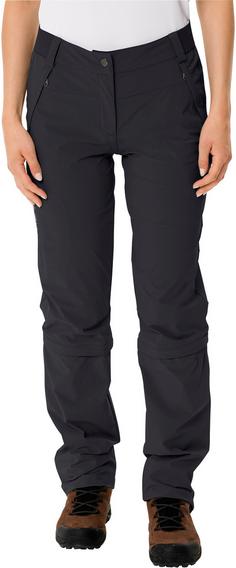 Rückansicht von VAUDE Farley Stretch Capri T-Zip III Zipphose Damen black