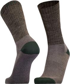 Rückansicht von UphillSport POSIO Wandersocken mid grey-green