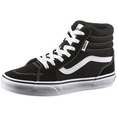 Vans Filmore High Sneaker Kinder suede canvas black-white