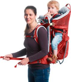 Rückansicht von Deuter Kid Comfort Active SL Kraxe Damen currant