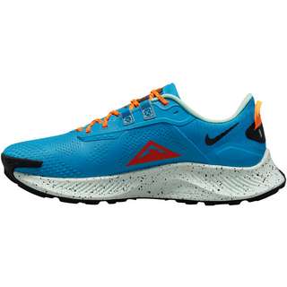 Nike PEGASUS TRAIL 3 Trailrunning Schuhe Herren laser blue-habanero red-mint foam-black