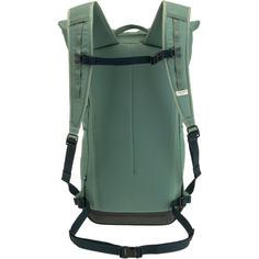 Rückansicht von FJÄLLRÄVEN Rucksack High Coast Foldsack 24 Daypack patina green