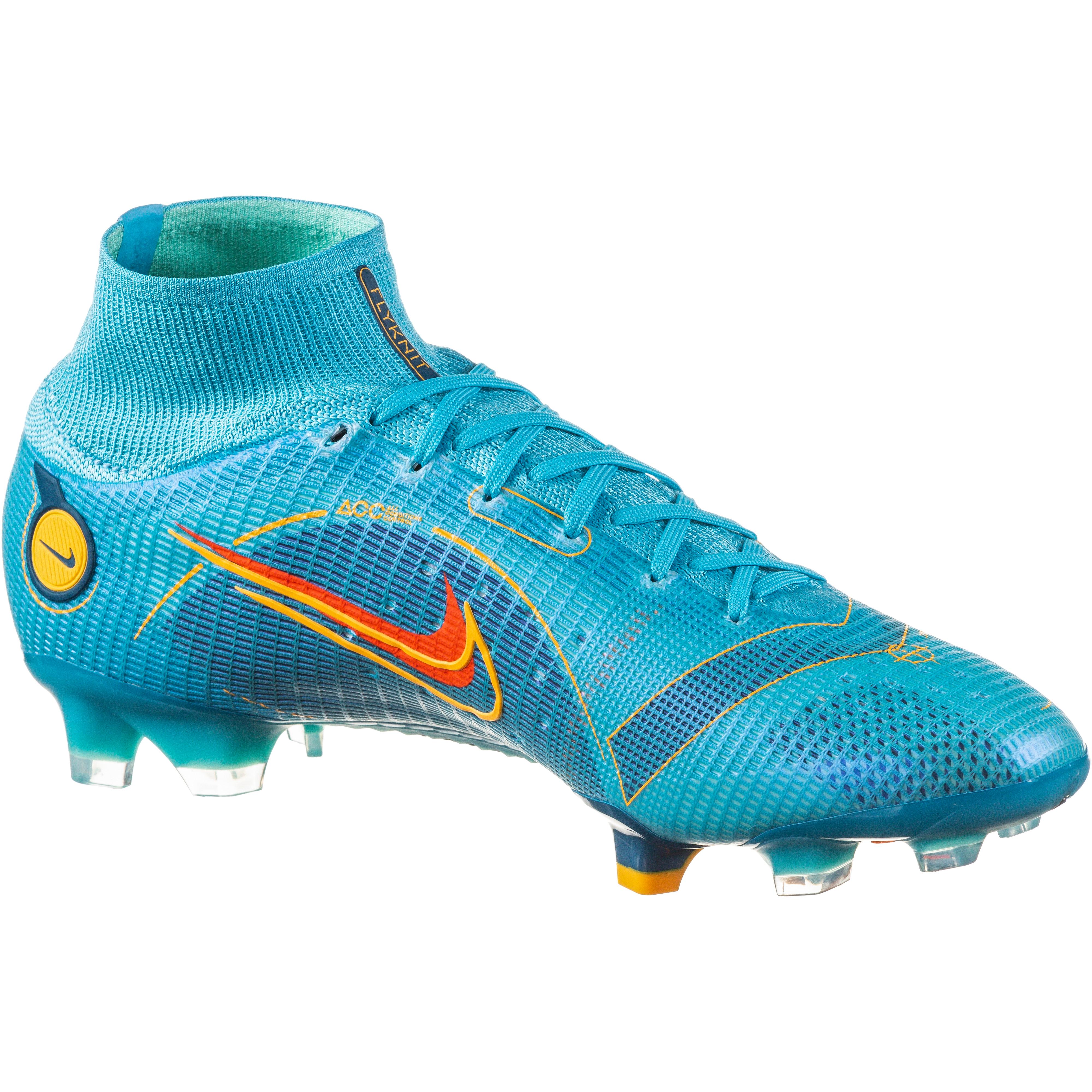 Nike Mercurial 8 ELITE FG Fußballschuhe Herren chlorine blue-laser orange-marina im Online Shop von SportScheck kaufen