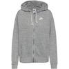 Nike GYM VINTAG EASY Sweatjacke Damen - dk grey heather-white