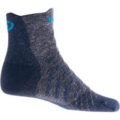 Rückansicht von Therm-ic TREKKING ULTRA COOL LINEN ANKLE Wandersocken Herren grey-navy