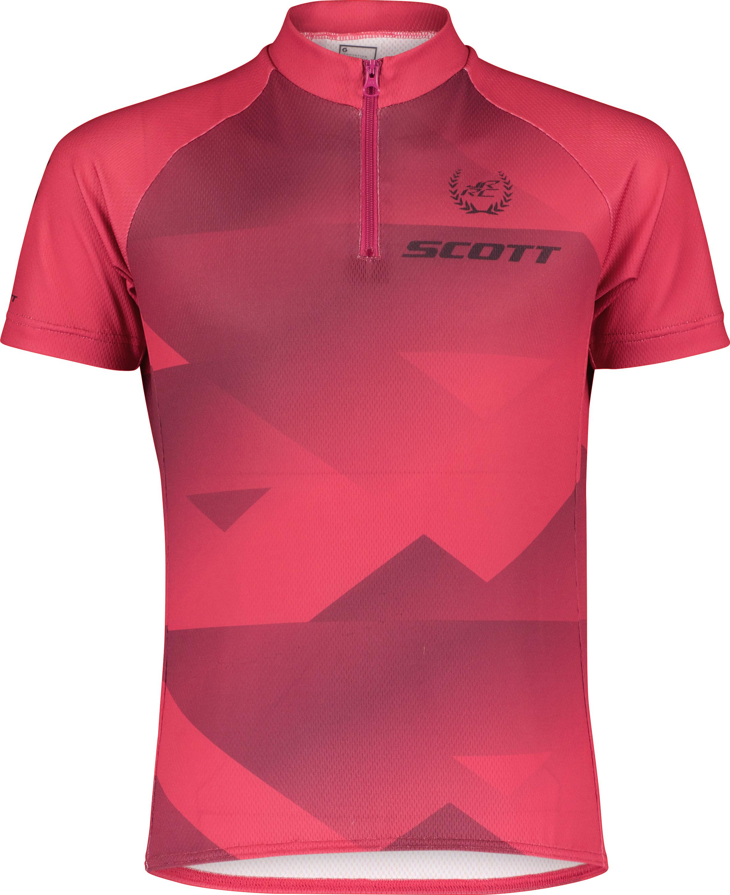 SCOTT RC Pro Fahrradtrikot Kinder carmine pink-dark purple