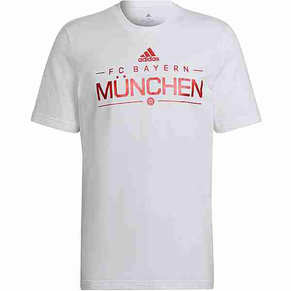 adidas FC Bayern T-Shirt Herren white