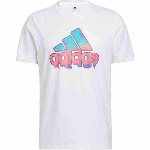 adidas Heat Badge of Sports T-Shirt Herren white