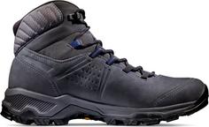 Rückansicht von Mammut GTX Mercury IV Mid Wanderschuhe Herren dark titanium-black