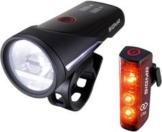 SIGMA Aura 100 Set mit Blaze Link Fahrradbeleuchtung schwarz