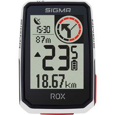 Rückansicht von SIGMA ROX 2.0 Fahrradcomputer weiß