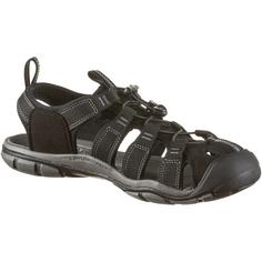 Rückansicht von Keen Clearwater CNX Outdoorsandalen Herren black-gargoyle