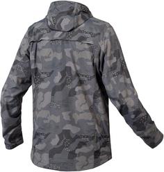 Rückansicht von Endura Hummvee Fahrradjacke Herren camouflage-grau