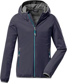 KILLTEC Softshelljacke Kinder blue anthracite