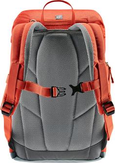 Rückansicht von Deuter Waldfuchs 14 Wanderrucksack Kinder lava-paprika