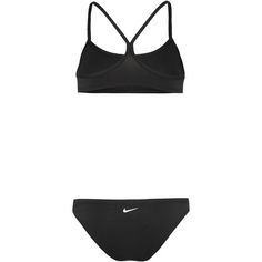 Rückansicht von Nike Essential Bikini Set Damen black