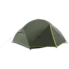 Rückansicht von McKinley Trekking-Zelt ESCAPE 40.3 Kuppelzelt dunkelgrün