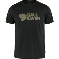 FJÄLLRÄVEN Logo T-Shirt Herren black