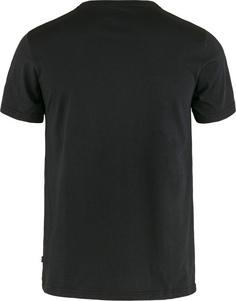 Rückansicht von FJÄLLRÄVEN Logo T-Shirt Herren black