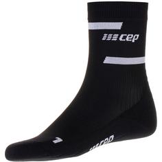 CEP the run mid cut Laufsocken Damen black