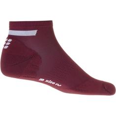 Rückansicht von CEP The Run low Laufsocken Herren dark red