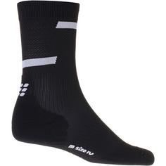 Rückansicht von CEP The Run Mid Laufsocken Herren black