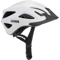 Rückansicht von Uvex viva 3 Fahrradhelm white mat