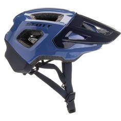 Rückansicht von SCOTT Argo Plus Fahrradhelm Kinder storm blue