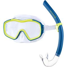 AQUA LUNG COMBO RACOON Schnorchelset transp-blue-yellow