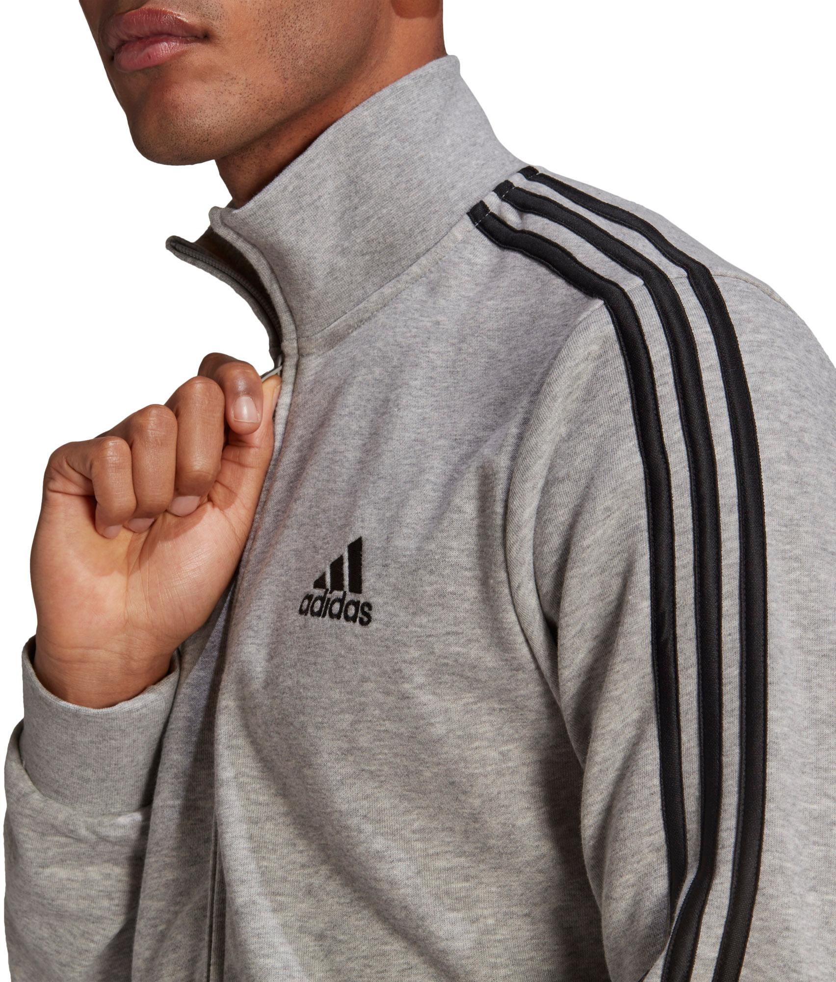 Adidas AEROREADY Essentials Trainingsanzug Herren medium grey heather black im Online Shop von SportScheck kaufen